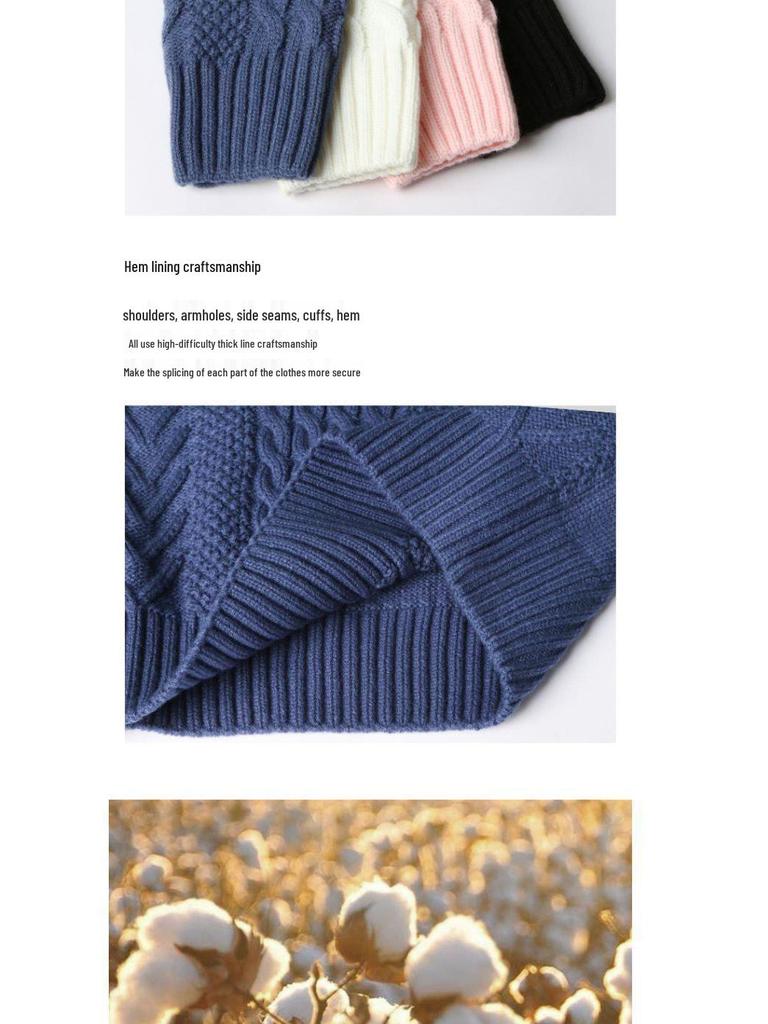 Мужской кардиган крупной вязки «косы» на осень/зиму 2025 - Корейский стиль, свободный трикотаж для пар