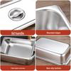 Homeglen Stainless Steel Food Pan