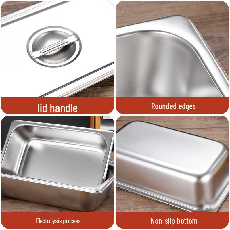 Homeglen Stainless Steel Food Pan