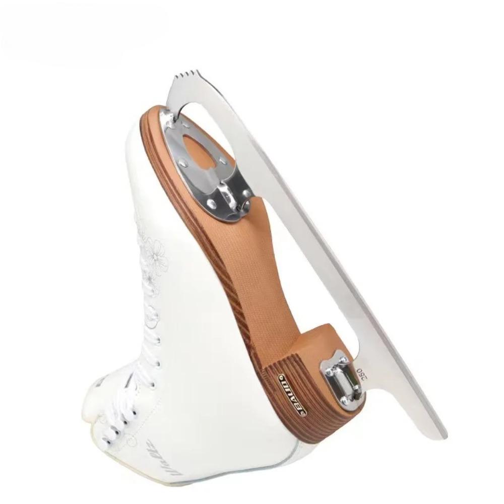 Ботинки для скоростного фигурного катания из натуральной кожи, водонепроницаемые, профессиональные, тепловые, утепленные, с лезвием для льда, для детей и взрослых