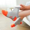 Matching Cotton Anti-slip Children Short Tube Socks Split Toe Socks Five-Finger Socks Kids Hosiery