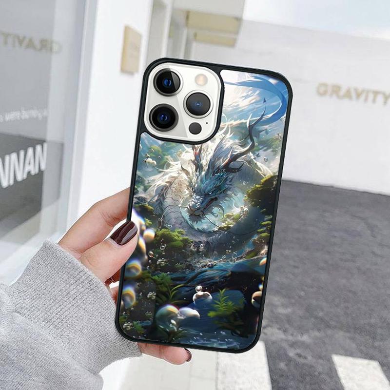 Изысканный Чехол для Телефона с Летающим Китайским Драконом Для iPhone 17 Air 15 16 Чехол 11 13 14 Pro Max 12 Plus Max Fundas