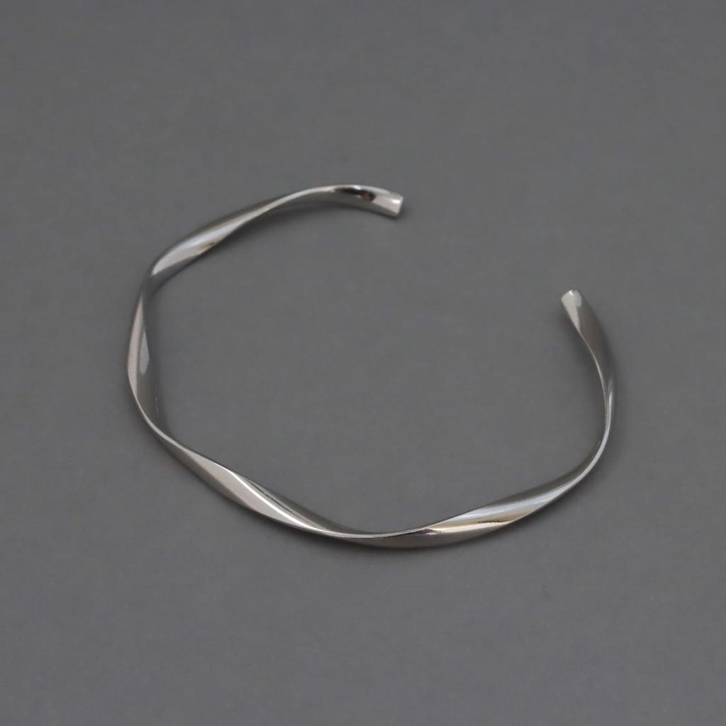 0264 Браслет Простой Витой Браслет Деликатный Женский Женский Взрослый Аксессуар Ювелирное Изделие Сплав Подарок Подарок на День Рождения Модный Модный Повседневный Милый