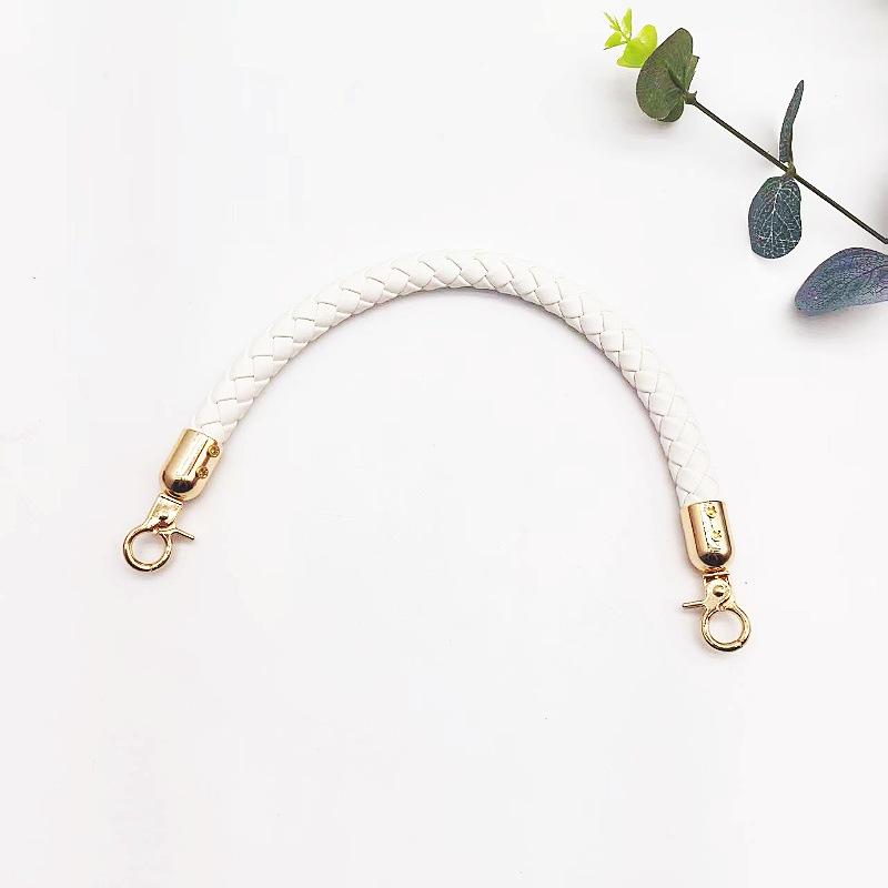Chic 30cm Braided PU Leather Strap for Customizable DIY Purse Handle Solutions