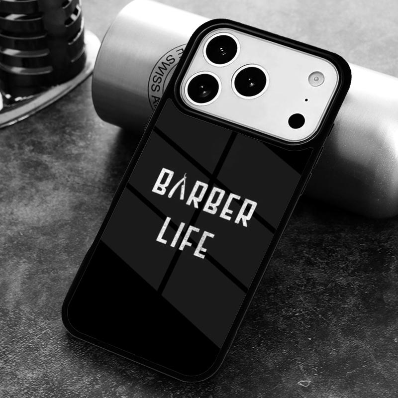 Barber Vintage Classic Barber Retro Distressed Phone Case For iPhone 17 16 15 14 13 12 11 Pro Max Plus 17Air Soft Silicone Cover