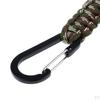 Карабин Брелок для выживания Шнурок Веревка Пряжка из алюминиевого сплава для пешего туризма Рыбалки Отдыха на природе