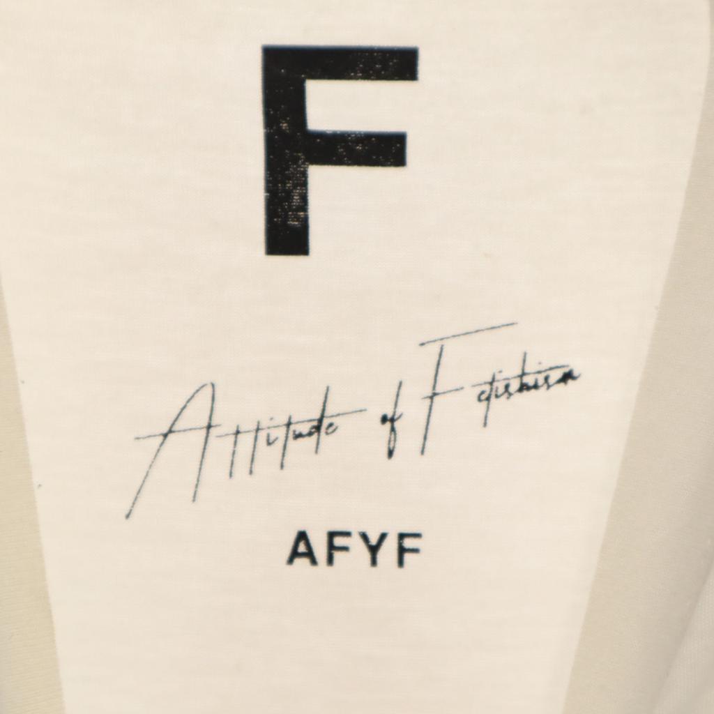 AFYF Короткий рукав Разрез Большая футболка F белый Мужская Б/У