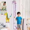 Милый мультяшный стикер высоты единорога динозавра жирафа настенная линейка для измерения высоты наклейки для детской комнаты декор детского сада