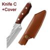 Kitchen Chef Knife Meat Cleaver Knife Butcher Hand Forged Sharp Stainless Steel Knife Fruit Butcher Boning Cooking Kitchen Tool