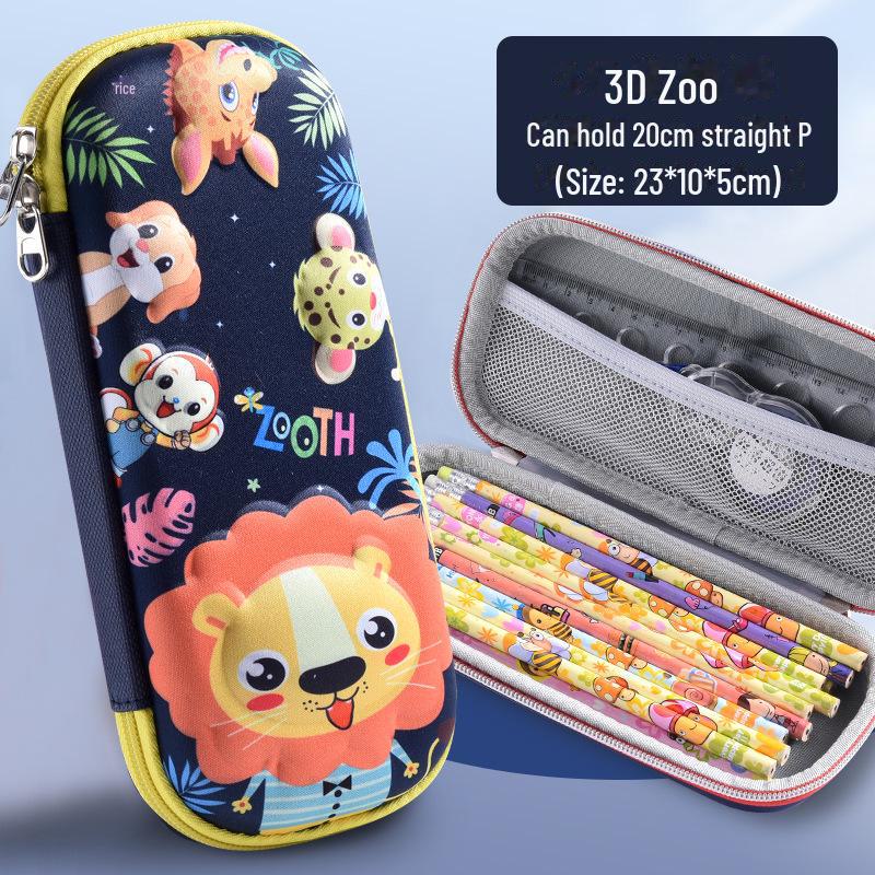 Capibara 3D Cartoon Pencil Case: Large Capacity, Multifunctional for Boys & Girls, Ideal for Primary School Students