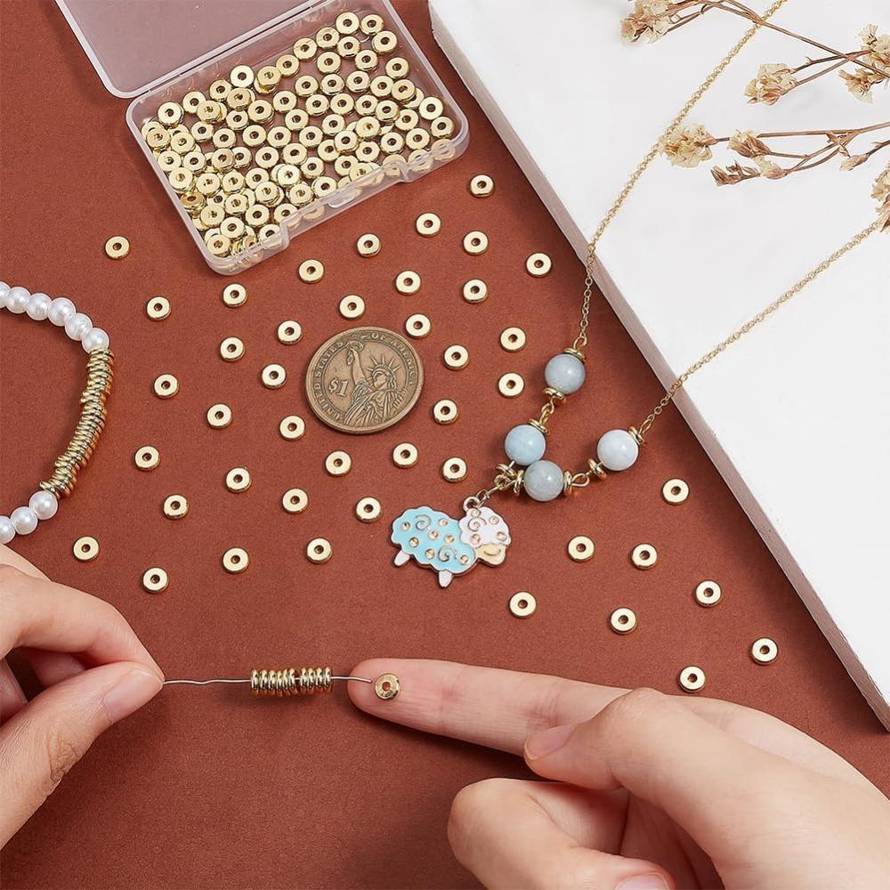 200 шт. 6 мм плоские бусины с покрытием бусины CCB для глиняных бусин Heishi летние цепочки для бикини Гавайи стекируемые браслеты изготовление ювелирных изделий