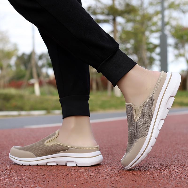 Men's Slippers Net Breathable EVA Ultra -light Convenience Home Slippers Women's Large Size Slippers