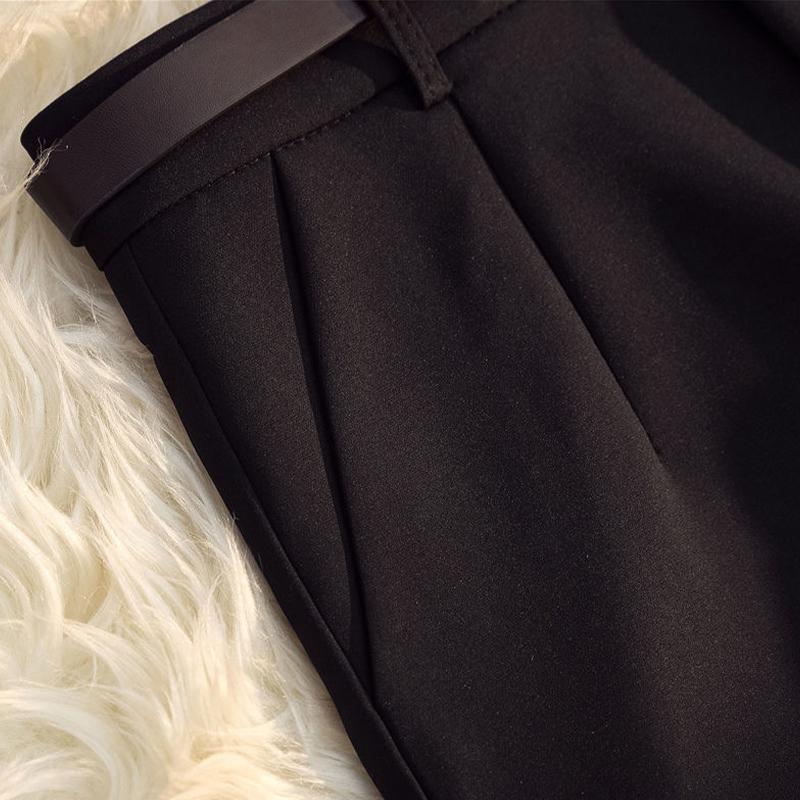 Шорты, женские широкие брюки трапециевидной формы с высокой талией, свободные брюки