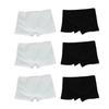 6 шт., трусики для девочек-подростков, хлопковое нижнее белье для маленьких девочек, трусики-боксеры для девочек-подростков