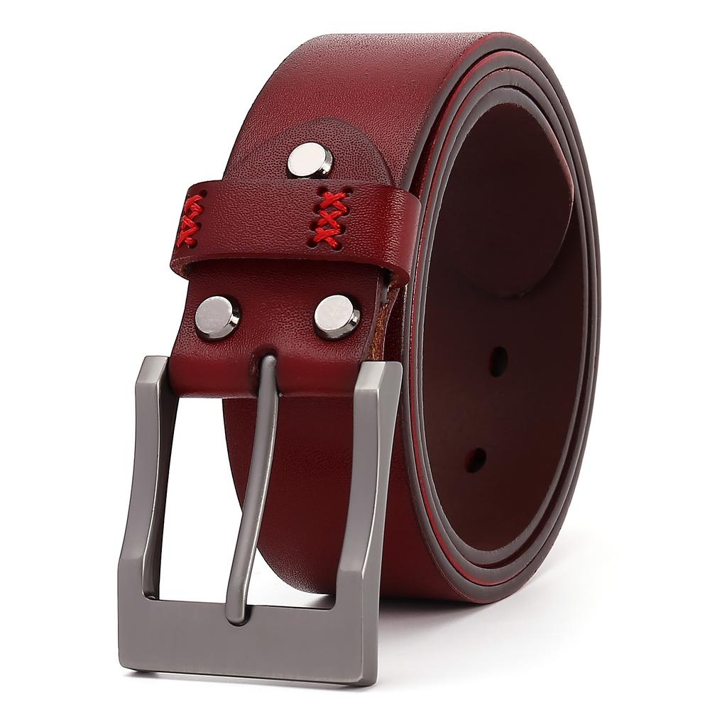 Ремень в стиле ретро для мужчин, первый слой из коровьей кожи, ремень для мужчин из натуральной кожи, простой ремень, ремень для мужчин, высокий уровень чувствительности
