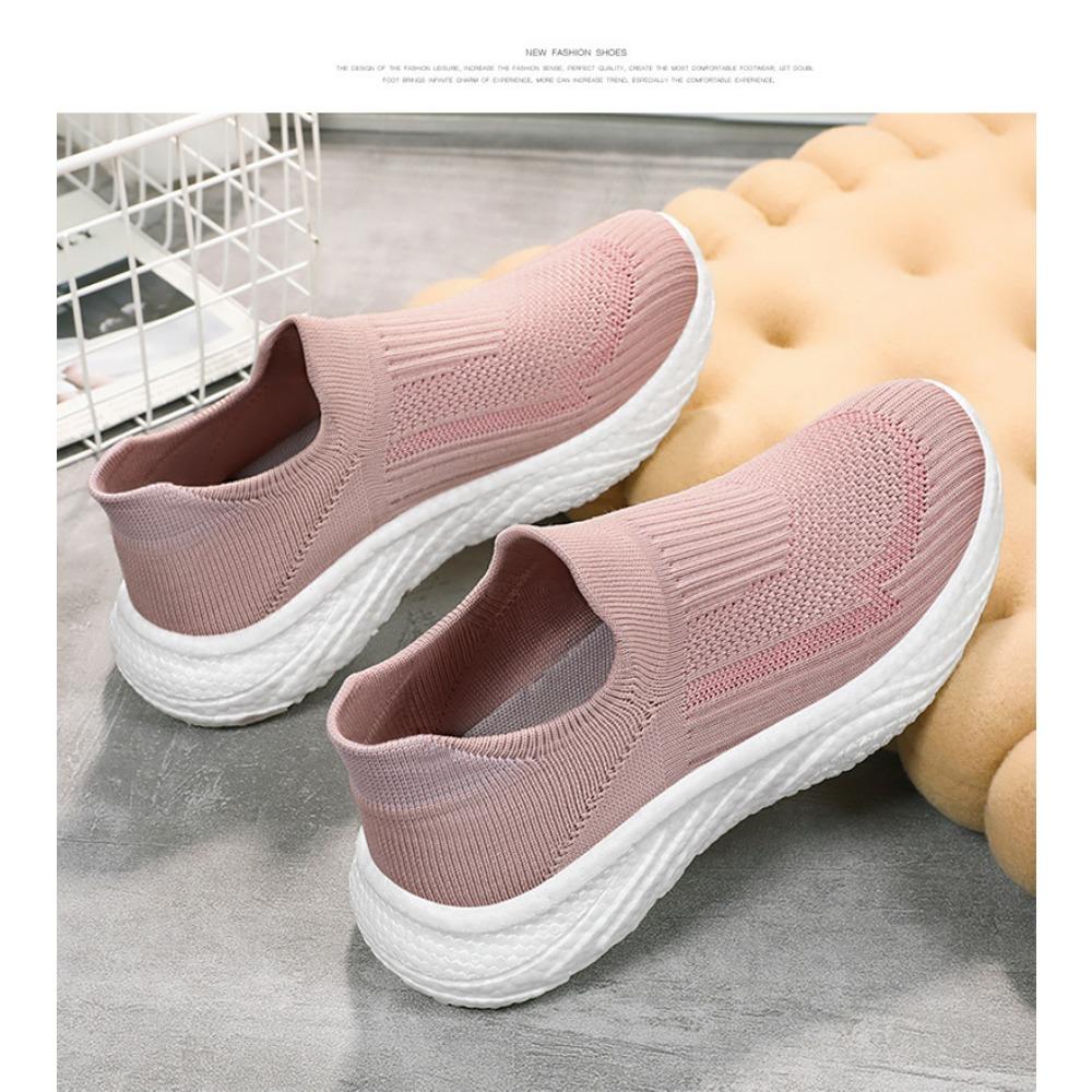 Женская обувь, повседневные кроссовки, кроссовки для бега, мокасины с мягкой подошвой, корейские трендовые туфли Stirrups Single