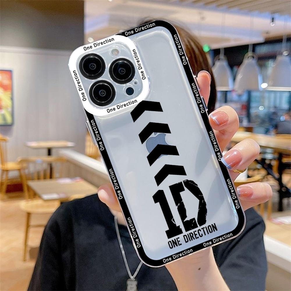 O-one D-Directions Phone Case For iPhone 15 14 13 12 11 Mini Pro Max X XR XSMax 6S 6 7 8 Plus SE20 Transparent Cover