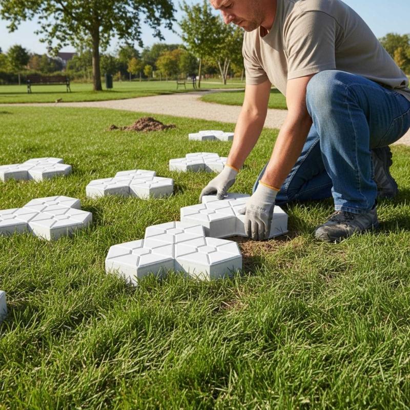Формы для кирпичей в виде кленовых листьев, многоразовые, для формовки камня, для изготовления шаговых плит и дорожек, для двора, сада, тротуарные формы, украшение