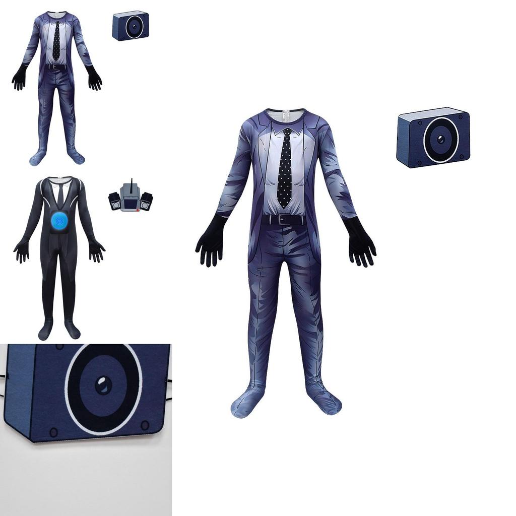 Новое поступление Мультяшный ТВ Туалетный человек Косплей Боди для детей 4713