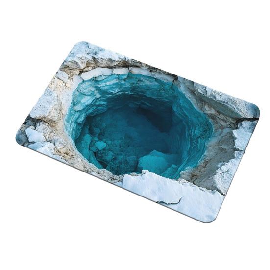 3D Оптическая Иллюзия Ловушка Придверный Коврик Бесконечная Бездна Ковер Реалистичный Визуальный Придверный Коврик Нескользящий Напольный Коврик