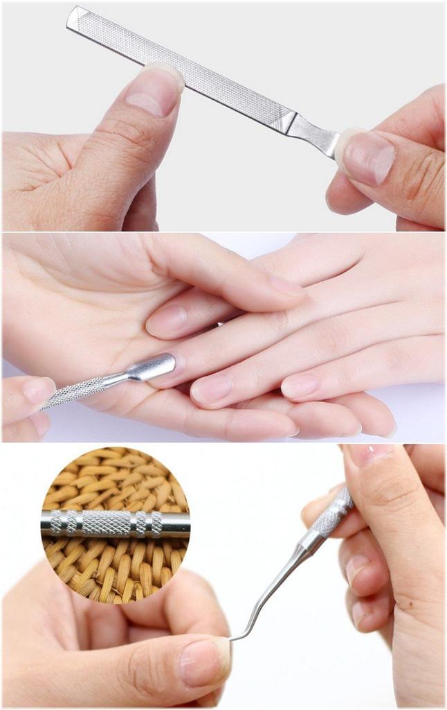 Nail Clippers for Ingrown Gold Cuticle Set Nipper-style Nails, Cutter, Scissors, (nail File, Probe, Presser)