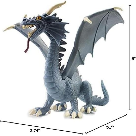 Warmtree 6 inch Realistic Dragon Model Plastic Flying Dragon Figurines Gifts for Collection