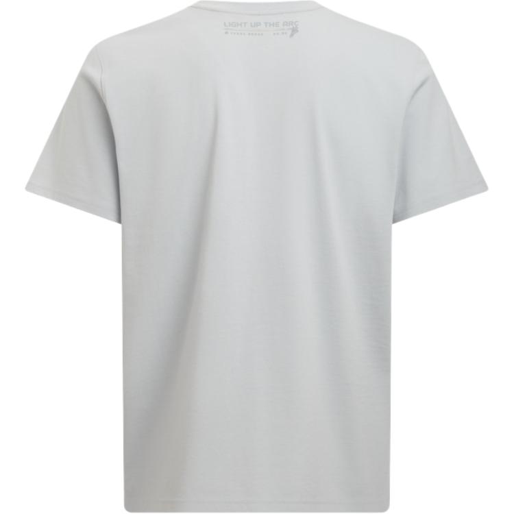 Under Armour Basketball Apparel Series Ua Curry Loose Fit Round Neck Fashion Sports Short Sleeve T-Shirt Men T-Shirts Haze-Gray 1390404-014