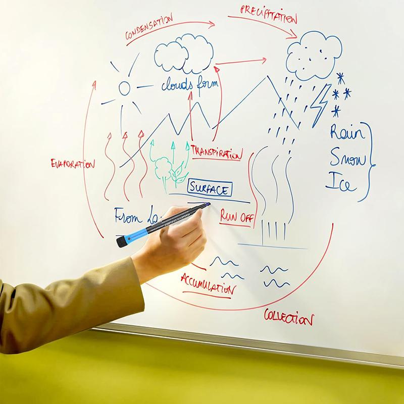 Магнитные маркеры для доски с тонким наконечником, 12 шт., разноцветные, тонкий стержень 2 мм, маркеры для доски с колпачками-ластиками для школы и офиса