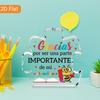 Подарок учителю - Акриловый орнамент в форме сердца с испанским посланием «Спасибо» и изображением пчелы, Вдохновляющий настольный декор для педагогов, Подарок