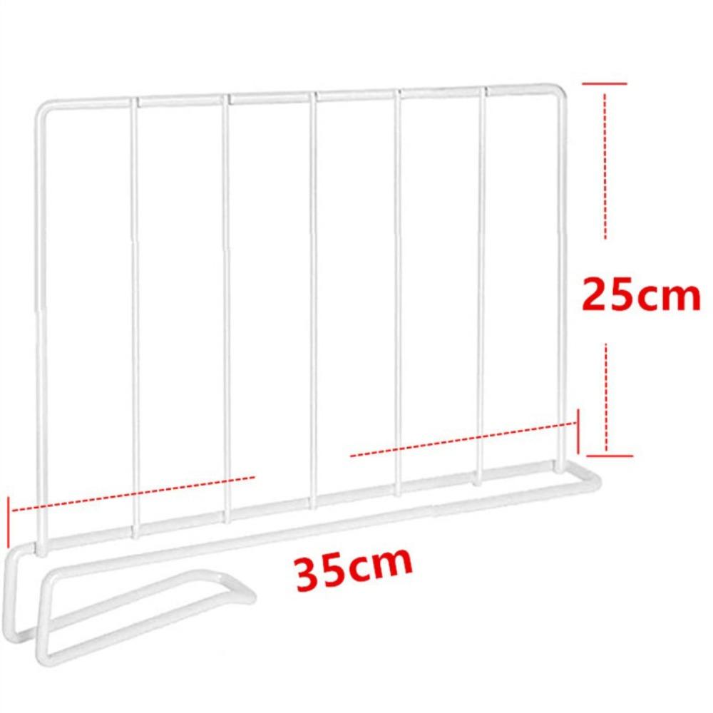 Metal Closet Divider White Closet Separator Space Saving Wardrobe Divider  For Clothes