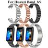 Металлический ремешок для Huawei Band 8 Band9 8/9/10 Смарт-часы Стальной быстросъемный ремешок для часов Браслет Ремень Ремешок на запястье Аксессуары