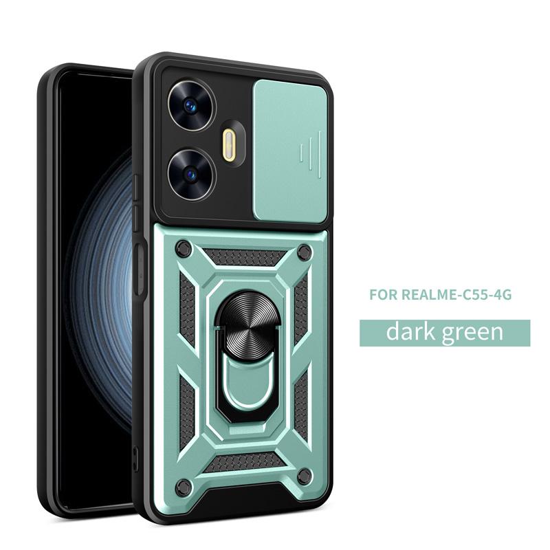 Для OPPO Realme C55 C53 чехол противоударный бронированный автомобильный держатель чехол для телефона для Realme 11 10 Pro Plus 5G защита объектива камеры