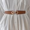 Elegant Women's Pu Elastic Waist Belt For Dresses Chic Fashion Accessory In Versatile Colors
