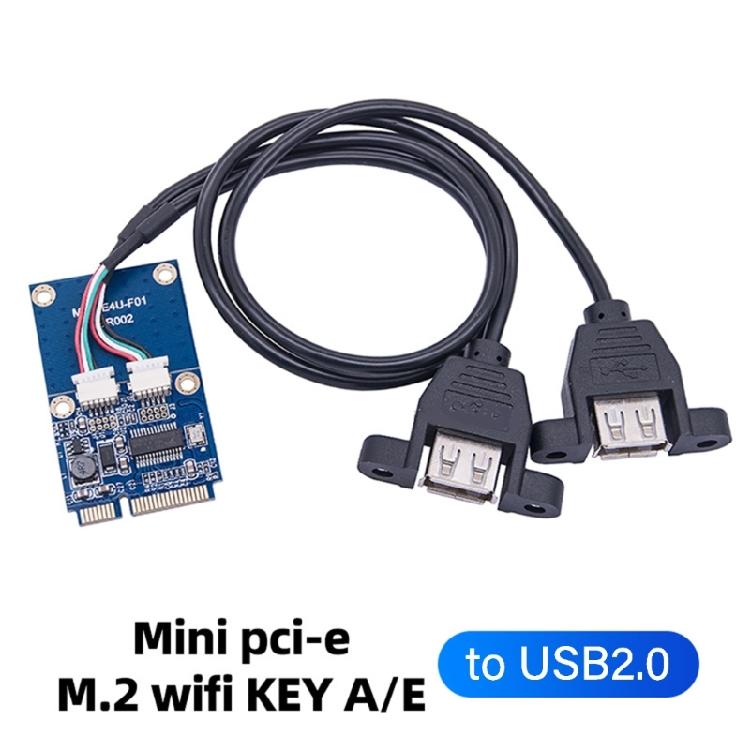 Прочный кабель Mini PCIe на USB, кабель M.2 Wifi KEY A+E на USB, повышающий портативность и совместимость устройств