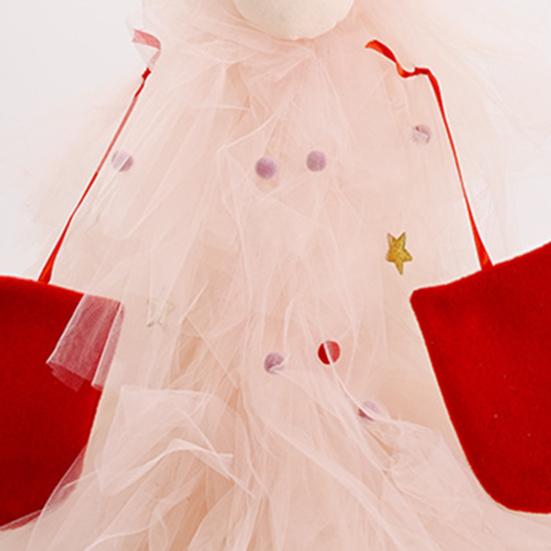 Christmas Tree Decoration Non-Woven Fabric Tree Top Hat Gloves Ornament Festive Atmosphere Holiday Decor