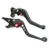 Y11m1 Black Matte Yamaha Brake Clutch Lever 6 Level Adjustment Short Suitable for (Red) YZF-R25 YZF-R3 MT-25 MT-03 Etc.
