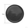 CRW1 Carbon Fiber Car Cup Coasters Anti-Slip Waterproof Dustproof Cup Mat For Mercedes Benz C E S Class GLC GLB GLE GLS E300L sticker