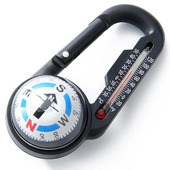 1/2Pcs Pocket Survival Compass Keychain Hiking Backpacking Lightweight Handheld Keychain with Precise Directional Guidance Portable Navigation Tool