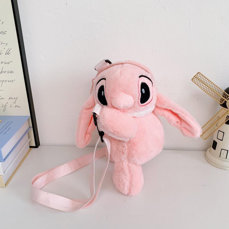 2025 Милый плюшевый пушистый рюкзак через плечо для маленьких девочек