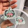 Новый стиль Hatsune Miku Мини Милый Акриловый Брелок Мультяшное Животное Брелок Шейк Игрушки Креативный Качающийся Кулон Подарок на День Рождения 5 см