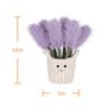 Apricot Lamb Potted Lavender Plush Toy for Kids, Soft and Cute, Fluffy Potted Lavender for Girls and Boys, 26cm