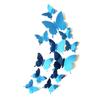 12pcs 3D Butterfly Mirror Wall Stickers Removable DIY Wall Art for Party Wedding Decor Home Decorations Craft Supplies Stickers