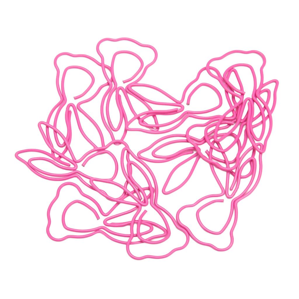 100 шт. детские скрепки в стиле кролика, прочные металлические, изысканные, широко используемые, милые скрепки для бумаги для Wo