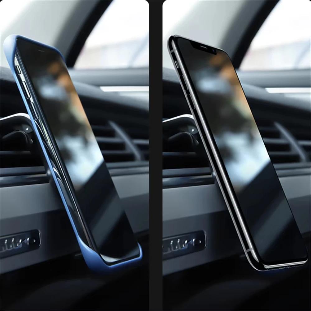 New Car Phone Holder Magnetic Car Mount For Chevrolet corvette Logo Anti Slip Phone Holder Car Magnetic L-shaped Auto Accessorry