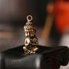 Мини-подвеска Будда Шакьямуни Миниатюрная мини-фигурка Будды Ретро Латунные украшения Будды Бонсай
