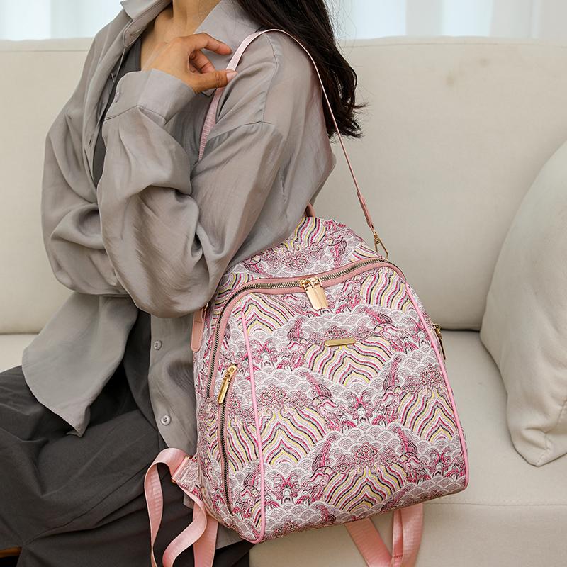 Рюкзак из искусственной кожи, женский рюкзак большой емкости, дорожная сумка