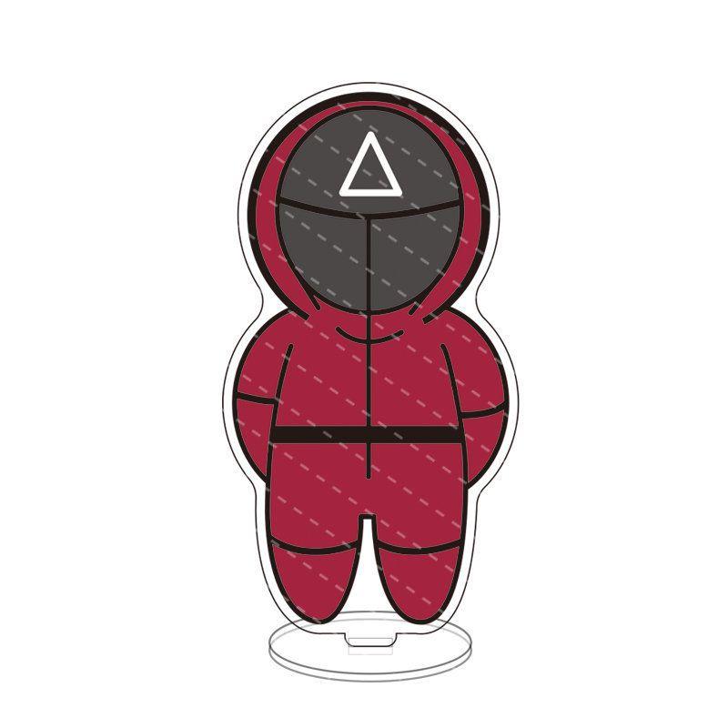 Изысканная акриловая фигурка стенд «Игра в кальмара» для фанатов и коллекционеров