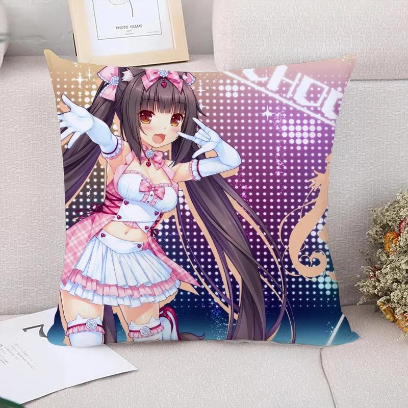 Наволочка NekoPara Наволочки для подушек x Наволочки для подушек для кровати Наволочки для подушек Пилов Кейс Украшение для автомобиля Наволочка