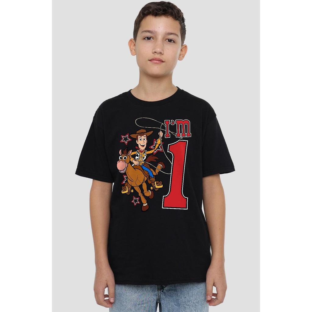 Toy Story Childrens/Kids IÂ´m 1 Woody Birthday T-Shirt