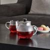 Чайник HARIO Jumping Leaf Pot S, практичная емкость 600 мл, термостойкий стеклянный чайник JPS-60-HSV